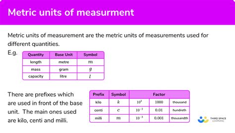 A measurement in space, for example the height .